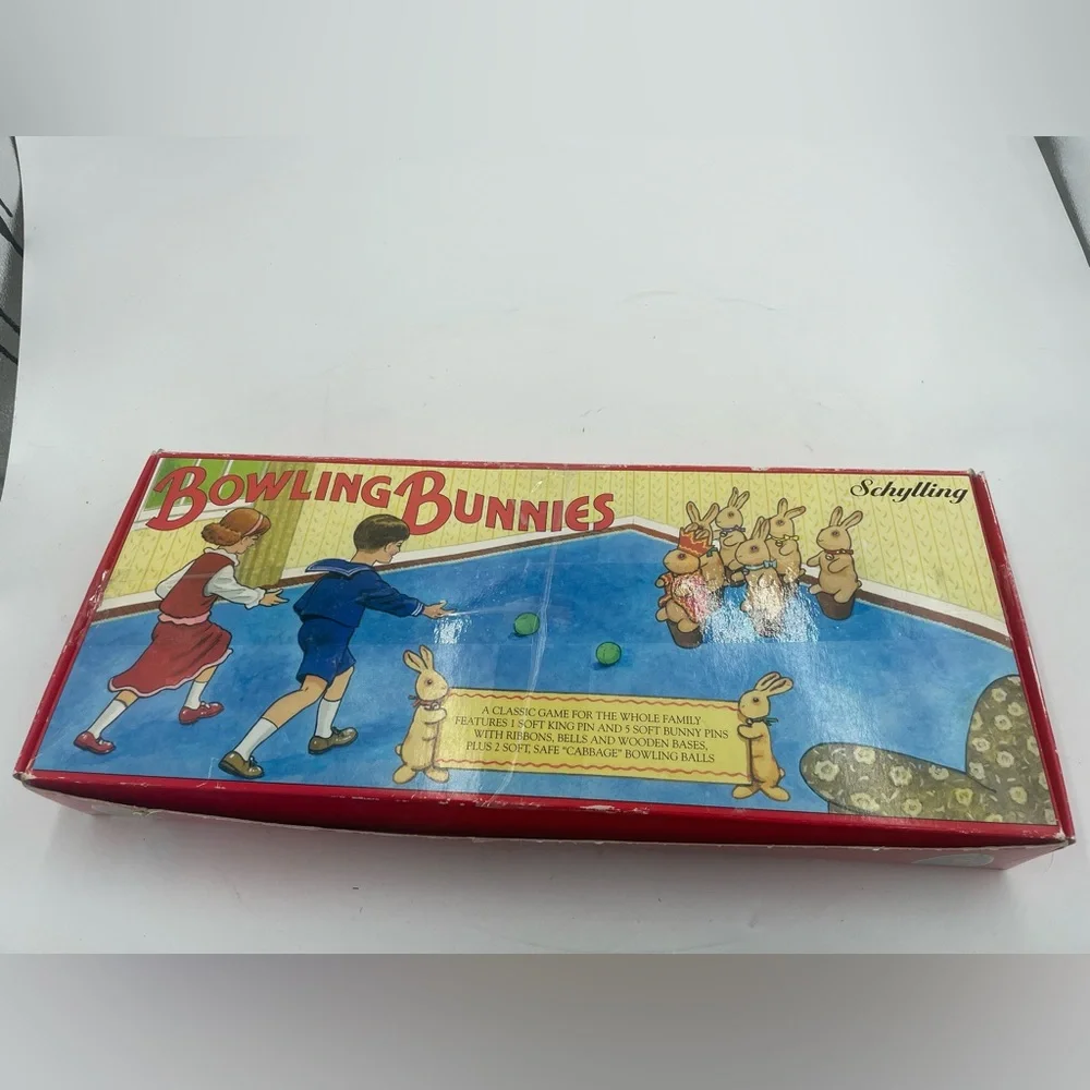 VTG 1994 Schylling BOWLING BUNNIES Game Complete in Box